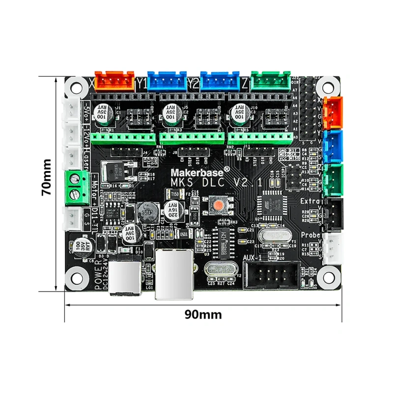 Makerbase MKS DLC Motherboard 3D Printer Writing Machine CNC Engraving Laser Engraving GRBL DLC Control Board