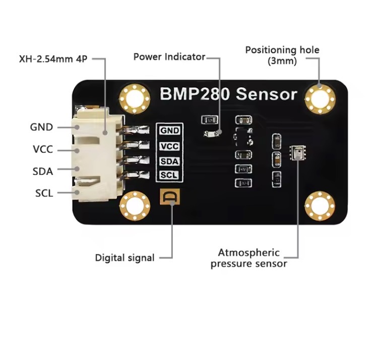 01Sudio Atmospheric Pressure  Senor BMP280 Module pyBoard