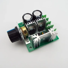 DC 12V 24V 30V 40V 50V 10A 13KHZ Auto PWM DC Motor Speed Regulator Governor Speed Controller Switch 1000uF B4