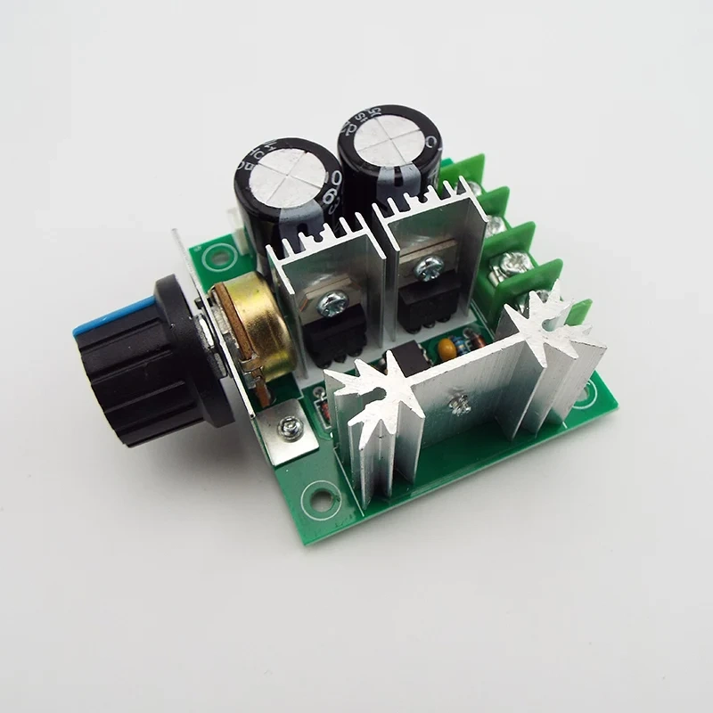 DC 12V 24V 30V 40V 50V 10A 13KHZ Auto PWM DC Motor Speed Regulator Governor Speed Controller Switch 1000uF B4