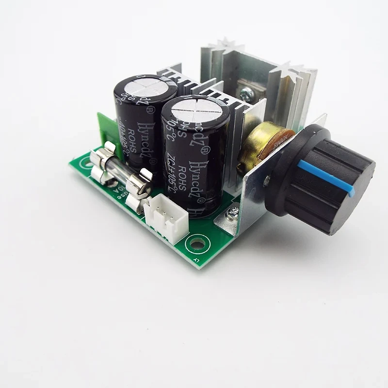 DC 12V 24V 30V 40V 50V 10A 13KHZ Auto PWM DC Motor Speed Regulator Governor Speed Controller Switch 1000uF B4