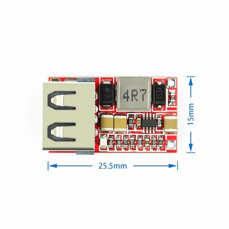 DC 6-20V 12V/24v to 5V USB Output charger step down Power Module Mini DC-DC Step Up Boost Module Power Adjustable buck Converter