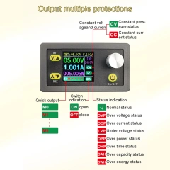WZ3605E DC DC Buck Boost Converter CC CV 36V 5A Power Module Adjustable Regulated Laboratory Power Supply Voltmeter Ammeter