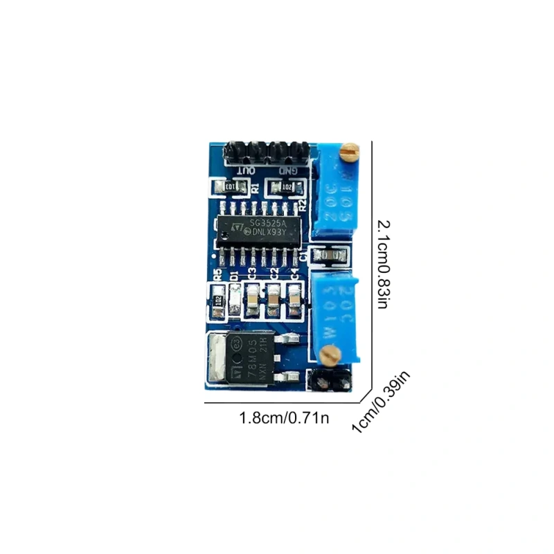SG3525 PWM Controller Module 5V PWM Control Board Adjustable Frequency 200HZ-100KHZ Adjustable Resistors PWM Controller 8V-12V