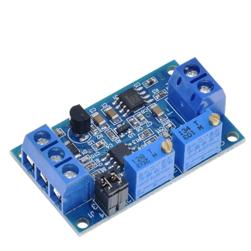 TZT Current To Voltage Module 0 -20mA/4 -20mA to 0- 3.3V/0 -5V/0 -10V Voltage Transmitter Signal Converter Module