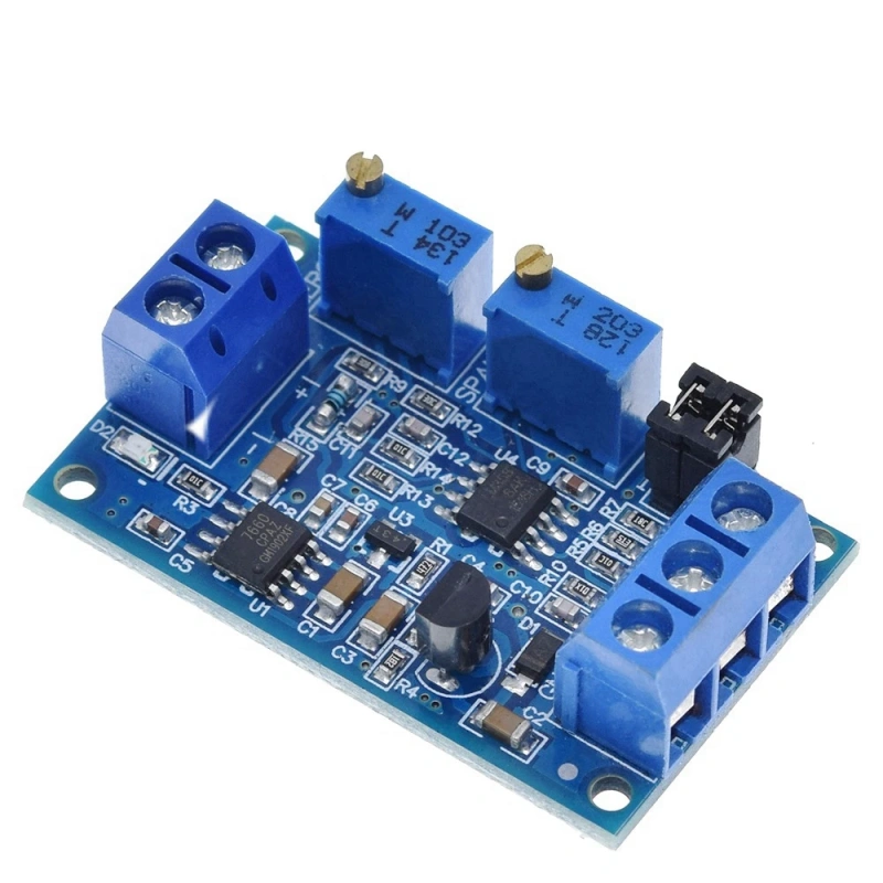 TZT Current To Voltage Module 0 -20mA/4 -20mA to 0- 3.3V/0 -5V/0 -10V Voltage Transmitter Signal Converter Module