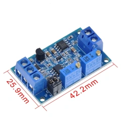 TZT Current To Voltage Module 0 -20mA/4 -20mA to 0- 3.3V/0 -5V/0 -10V Voltage Transmitter Signal Converter Module