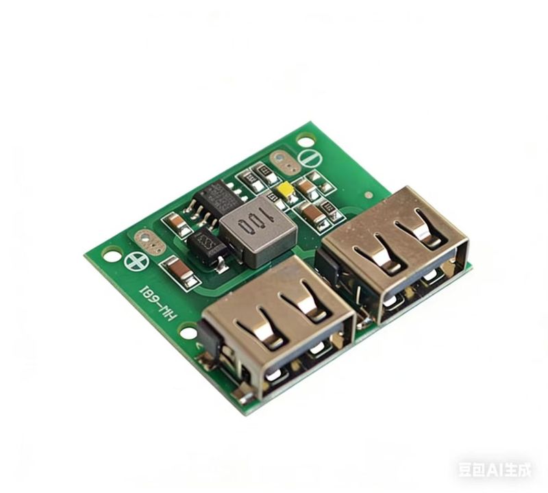 HW-681 12V/24V To 5V Dual Socket 3A DC-DC Vehicle Charging Voltage Regulator Charging Module