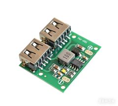 HW-681 12V/24V To 5V Dual Socket 3A DC-DC Vehicle Charging Voltage Regulator Charging Module
