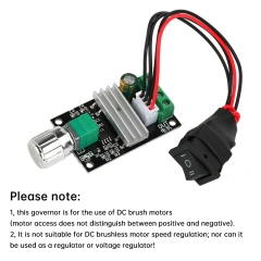 DC 6V 12V 24V 28V 3A 80W PWM Motor Speed Controller Adjustable Speed DC Motor Driver Forward Reverse Switch