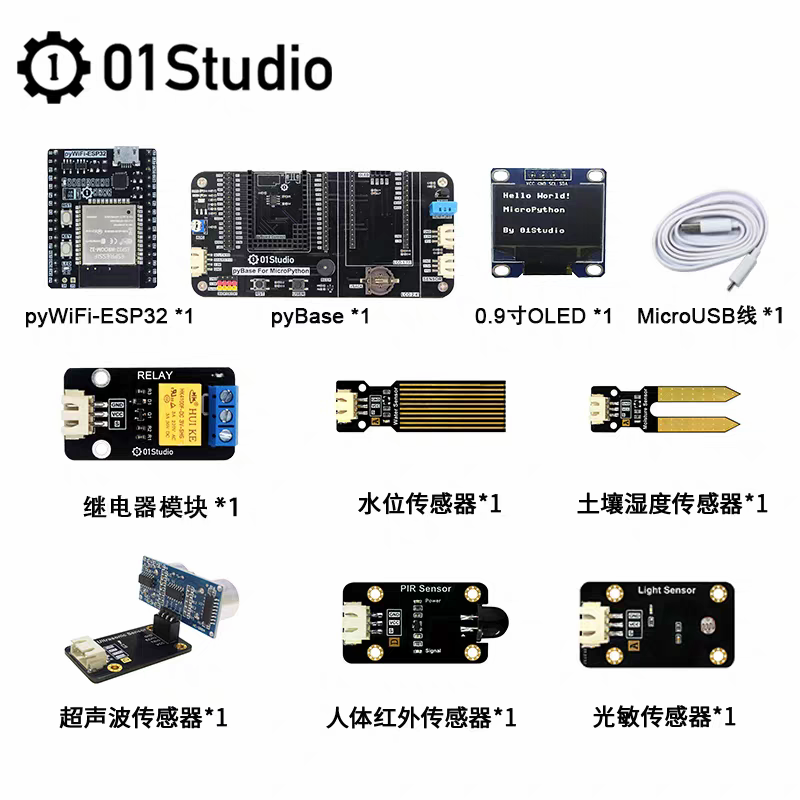 pyWifi-ESP32 Development Board: MicroPython IoT Wireless Wi-Fi Learning Kit