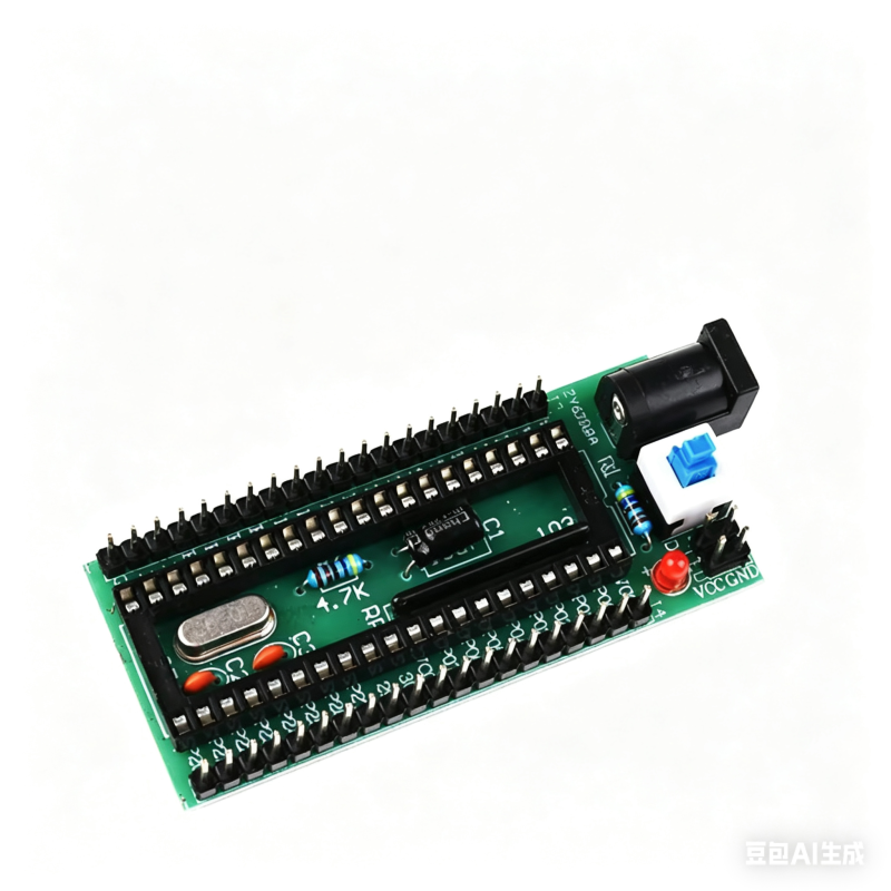 40P Lock 51 Single Chip System Development Board