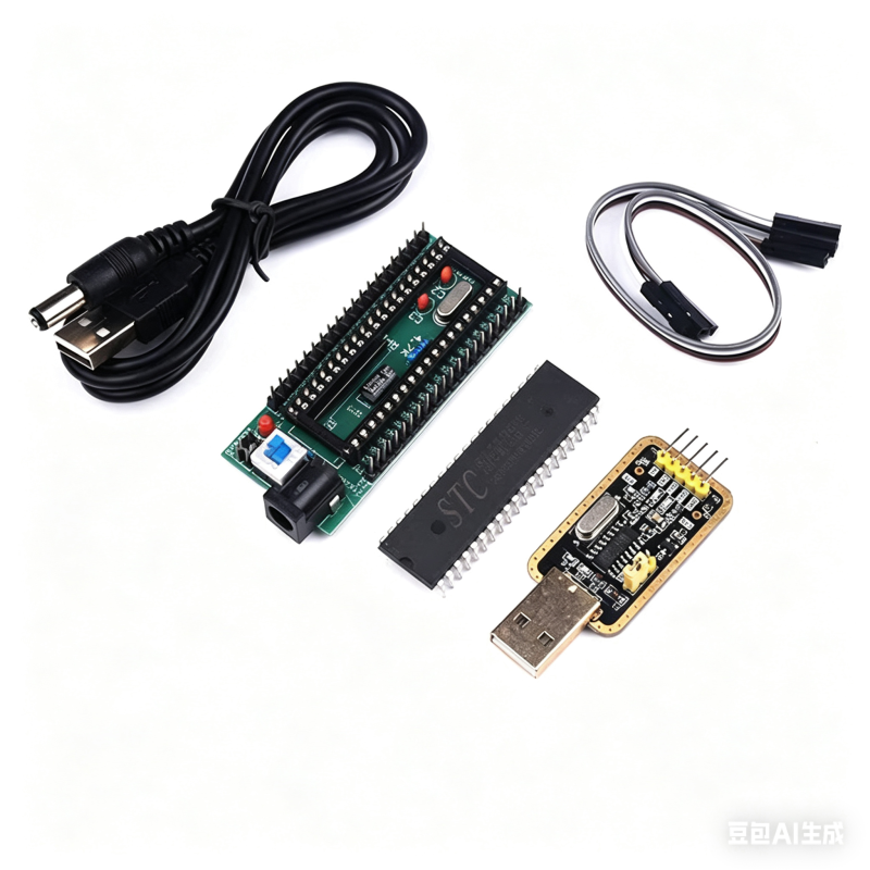 40P Lock 51 Single Chip System Development Board