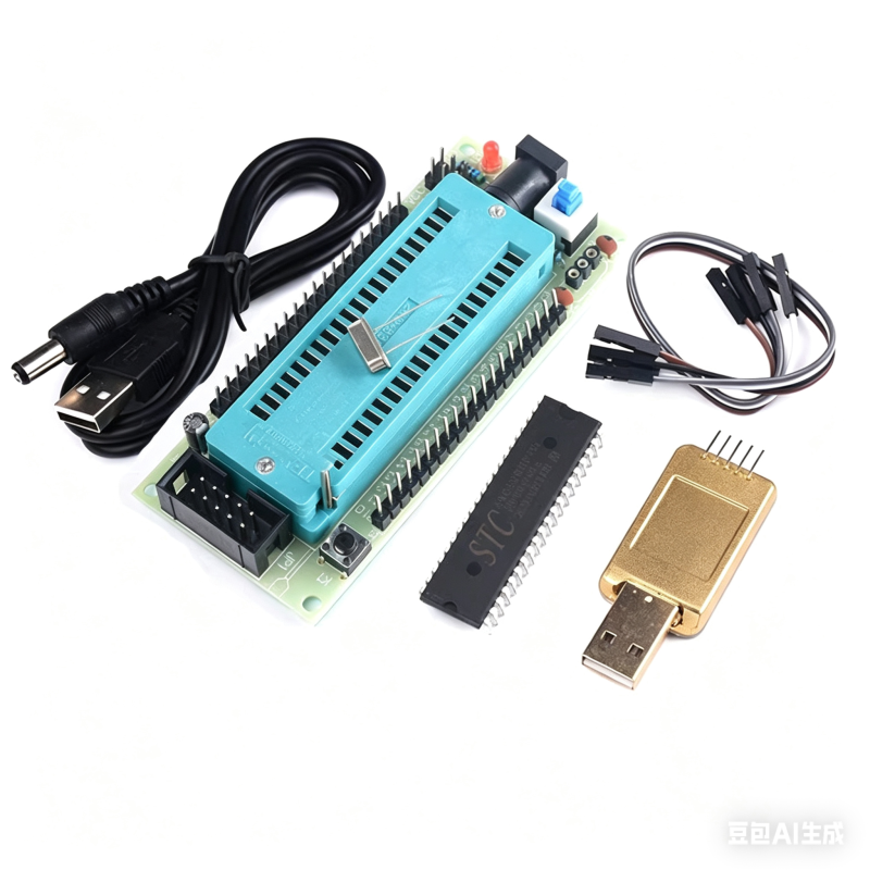 40P Lock 51 Single Chip System Development Board