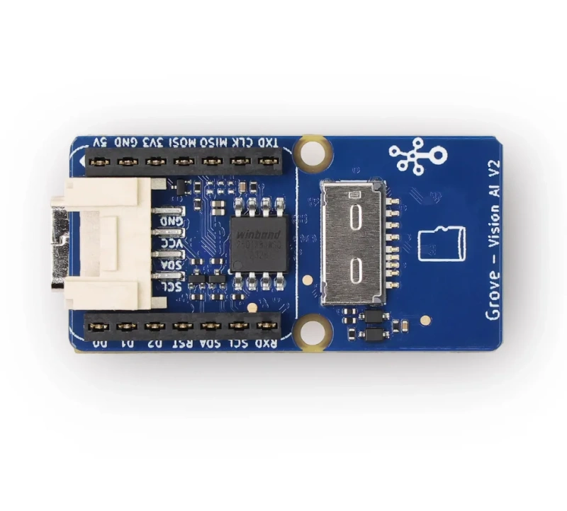 Grove Vision AI V2 Module with 20+ AI Models, 0.35W Low Power, Camera & Mic, Compatible with Raspberry Pi/Arduino/ESP32