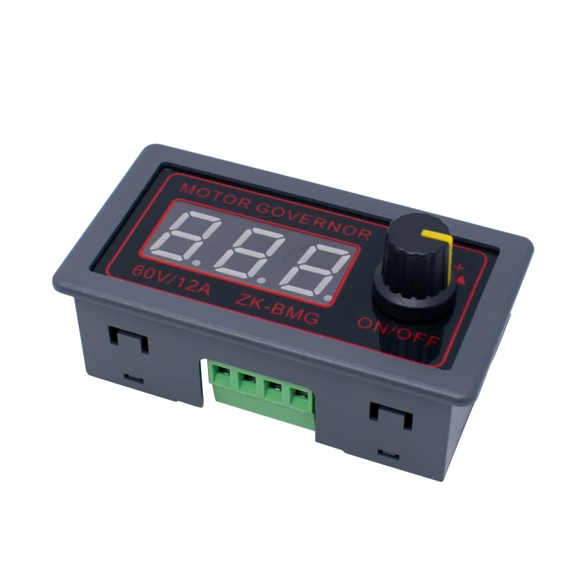 ZK-BMG DC5-30V/9-60V PWM DC Motor Governor Adjustable Speed Encoder Digital Display Duty Cycle Maximum Frequency 15A/20A