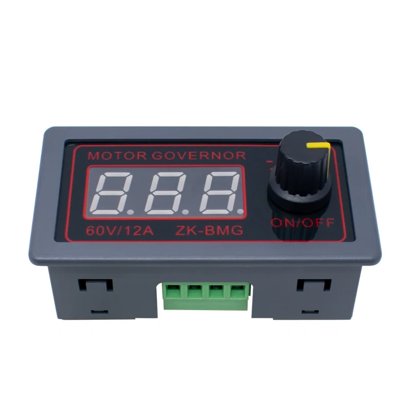 ZK-BMG DC5-30V/9-60V PWM DC Motor Governor Adjustable Speed Encoder Digital Display Duty Cycle Maximum Frequency 15A/20A