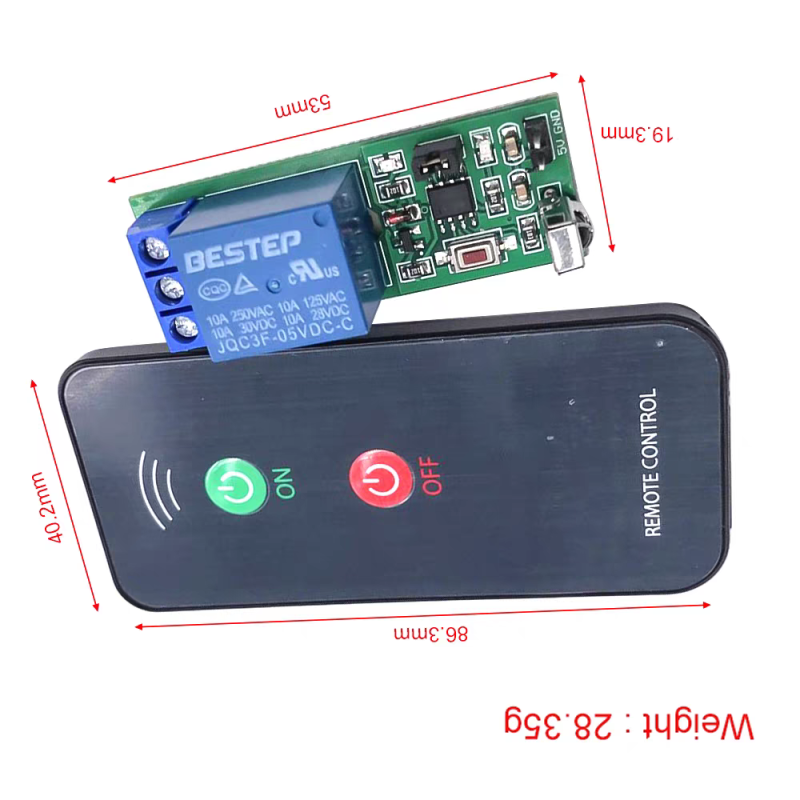 DC5V 1 Channel Infrared Remote Control Relay Module