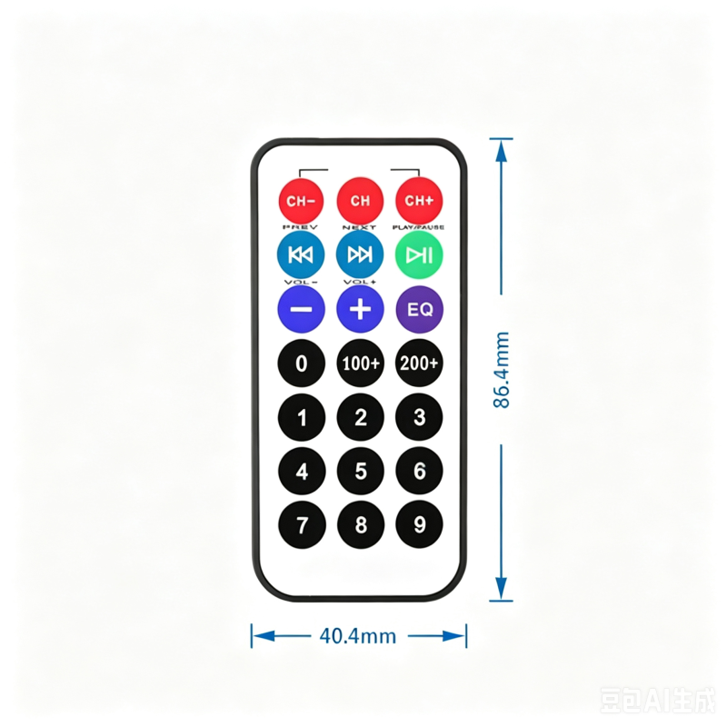 MCU 51 MP3 Infrared Remote Controller