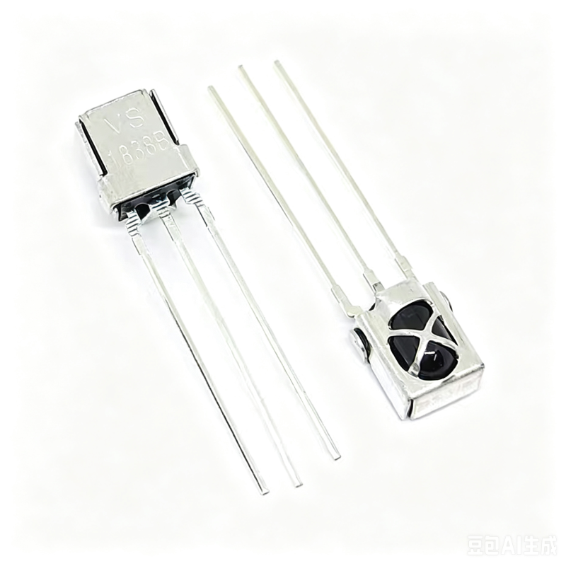 VS1838B receiver head HX1838 universal integrated infrared receiver head with shielding
