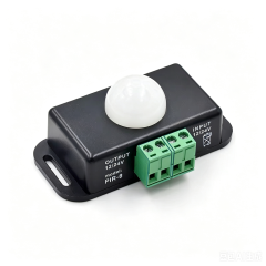 LED motion sensor switch 6A 12/24V black PIR 5050 LED strip module
