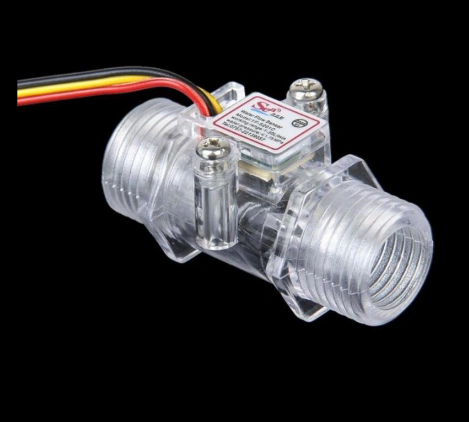 DN15 Transparent Flowmeter Water Flow Sensor Turbine Flowmeter S201C