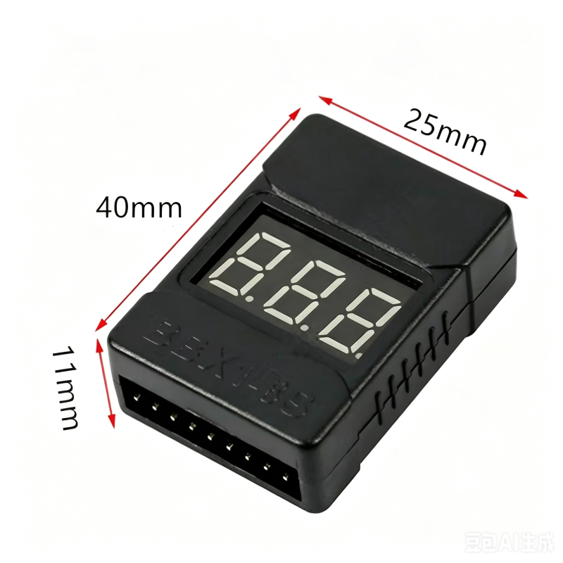 1-8S Low Lipo Battery Voltage Tester Indicator Buzzer