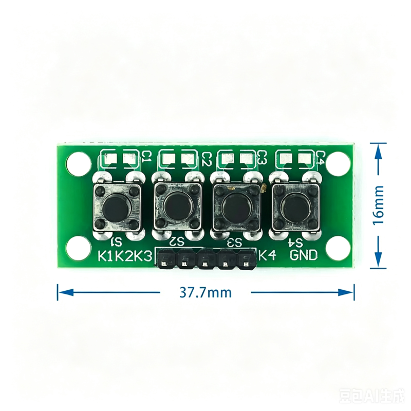 4-bit Independent Keyboard Module