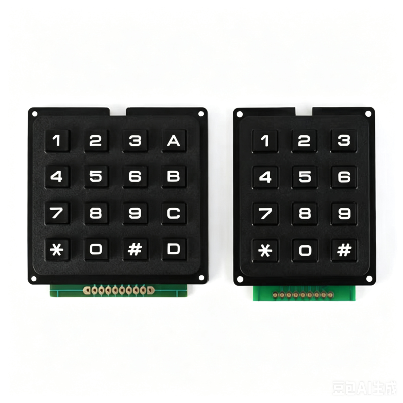 4x3/4x4 Matrix Array 12/16 Keys Switch Keyboard Module