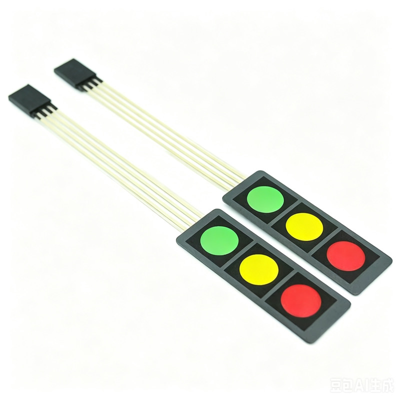 Membrane Switch Panel Extended Button 1/2/3/4 Extension Key