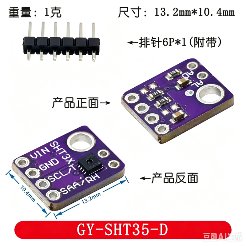 GY-SHT30-D /GY-SHT31-D Digital Temperature and Humidity Sensor