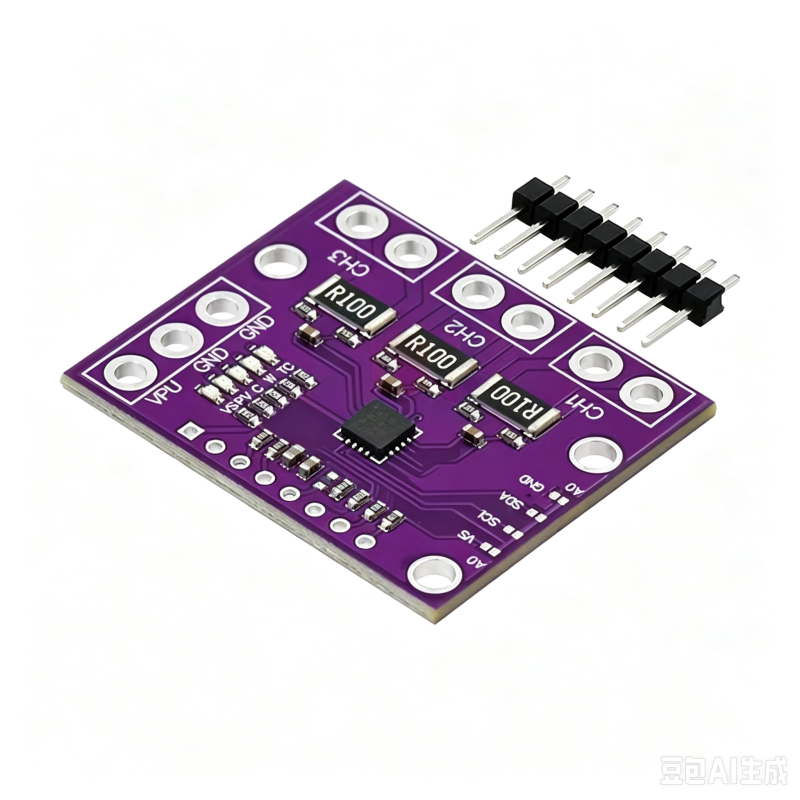 MCU-3221 INA3221 3 Channel Current Power Monitor