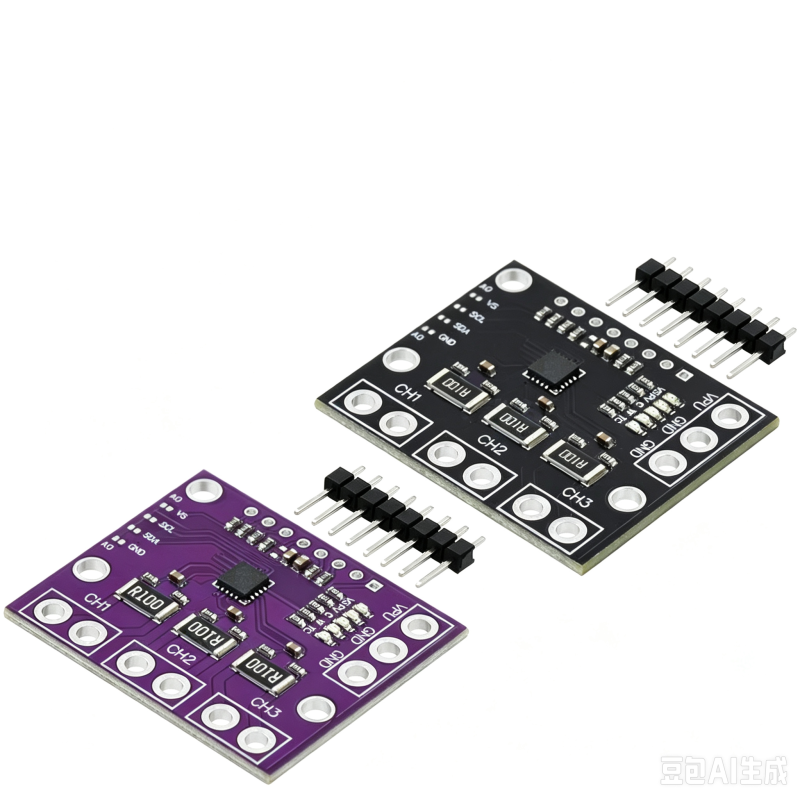 MCU-3221 INA3221 Three Way I2C Output Current Power Monitor