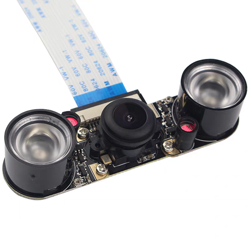 Raspberry Pi 500W 1080P Fish Eyes Infrared Night Vision Camera Kit