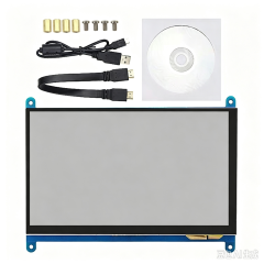 Raspberry Pi 4B/3B+ 7 inch 800*480 LCD Touch Display Screen with HDMI Cable