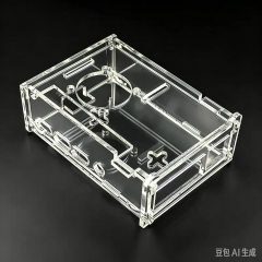 Acrylic Case with Fan for Raspberry Pi 3/4 Model B+