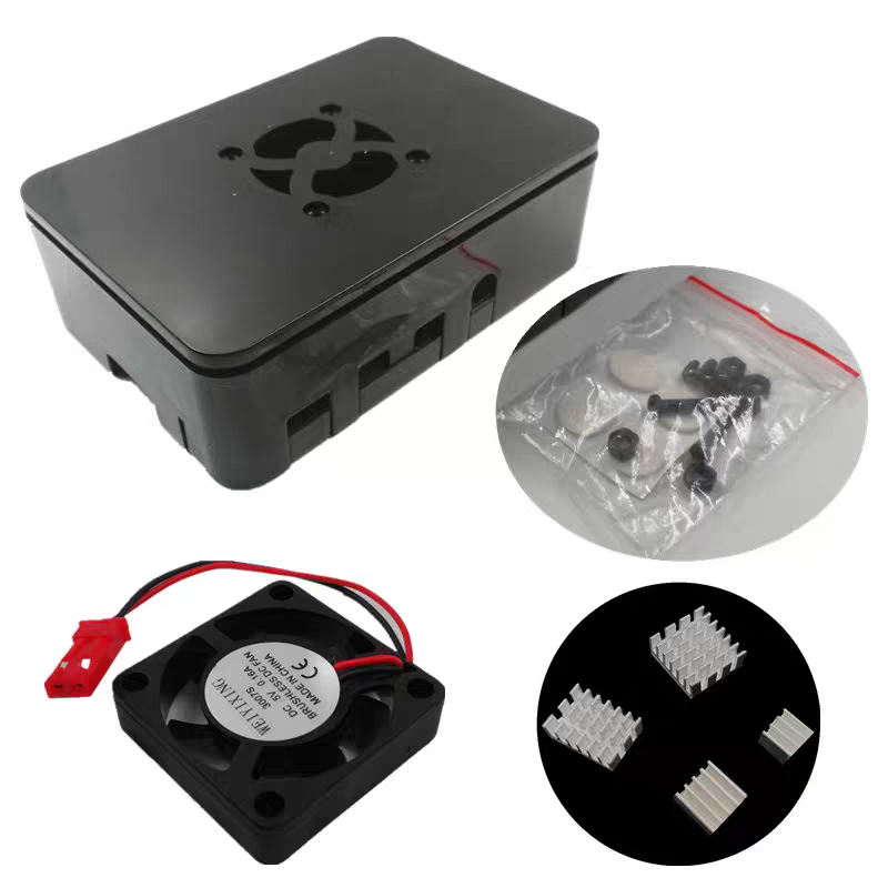 Raspberry Pi 4B ABS Case + Fan