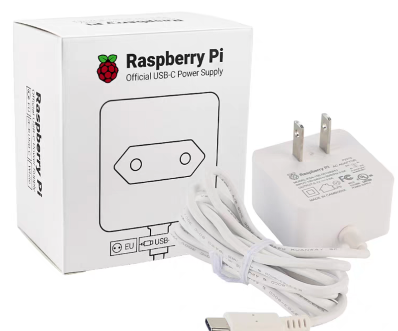 Raspberry Pi 4B 5.1V 3A 1.5m Power Adapter
