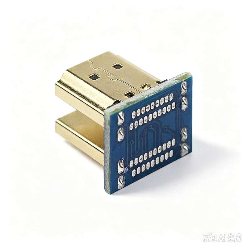 Raspberry Pi 4B/3B+ HDMI 1.4 Male to Male Revolution Bidirectional Adapter