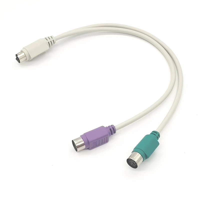PS2 Keyboard Mouse Splitter Cable