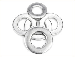 6*18*1.2mm Iron Plated White Zinc Washer