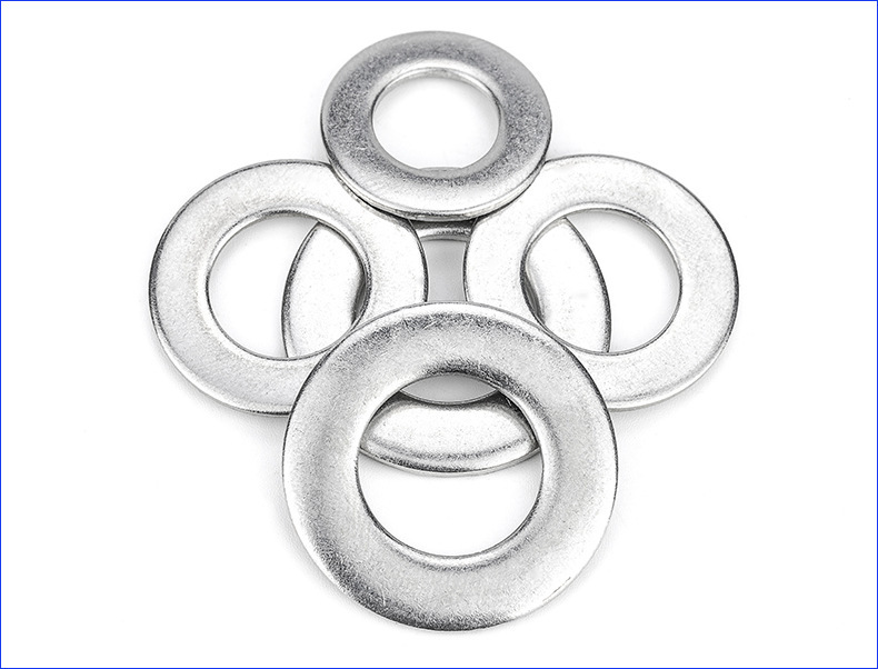 6*18*1.2mm Iron Plated White Zinc Washer
