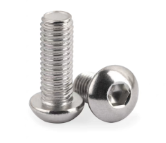 304 M8 Half Round Head Hexagon Socket Screw