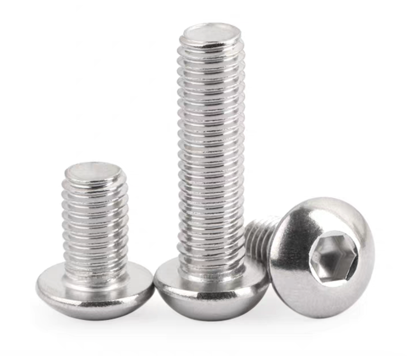 304 M8 Half Round Head Hexagon Socket Screw