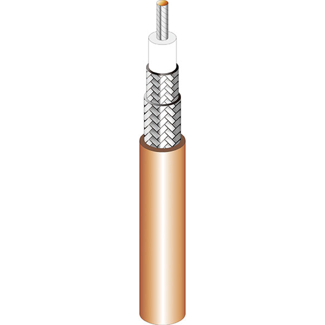 High Temperature Competitive Price PTFE Insulation FEP Jacket RG393 Coaxial Cable