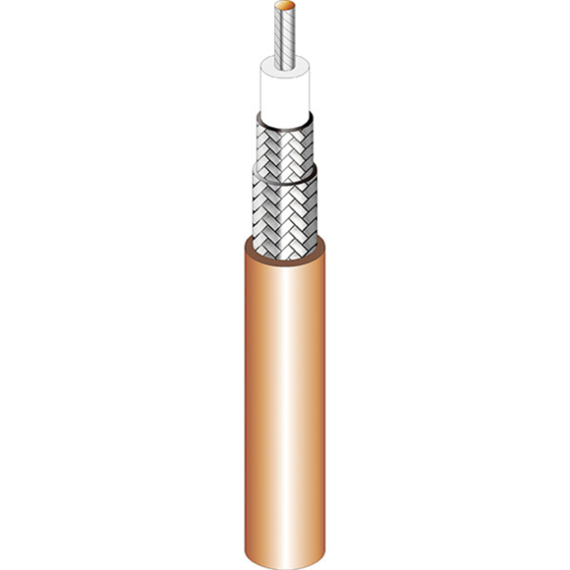High Temperature Competitive Price PTFE Insulation FEP Jacket RG393 Coaxial Cable