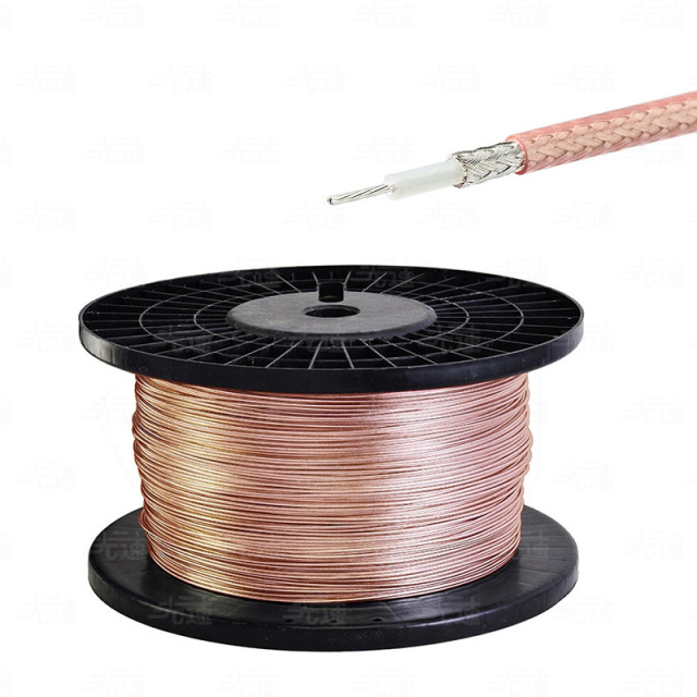 High temperature 50 ohm PTFE cable RG178 coaxial cable