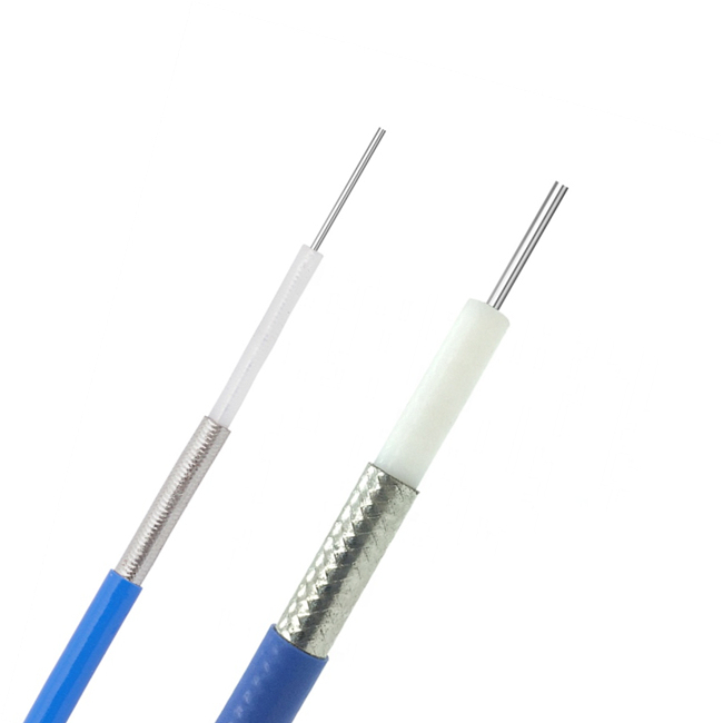 50ohm Low PIM RG401 RG402 High Temperature Semi Flexible RF Coaxial Cable for 4G/5G Antenna