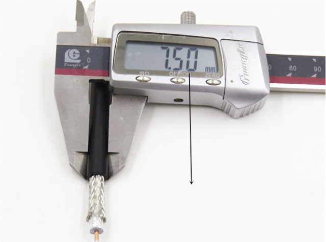 50Ohm Solid Inner Conductor Data Cable signal Transmission 5D-FB Coaxial Cable