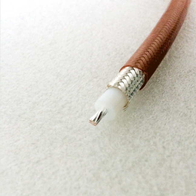 High Temperature Competitive Price PTFE Insulation FEP Jacket RG393 Coaxial Cable